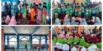 Semarak Hari Anak Nasional 2026, Nurul Hayat dan Yayasan PPTKA Gresik Ajak Ratusan Santri Lukiskan Cita-cita