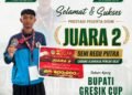 Jooss !! Siswa MAN 1 Gresik Sabet Juara 2 Pencak Silat Seni Regu Putra Bupati Gresik Cup 2026