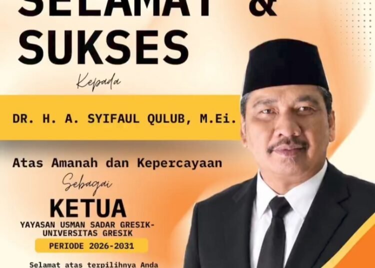 UPT SMPN 1 Gresik Ucapkan Selamat kepada Gus Afuk Atas Amanah dan Kepercayaan sebagai Ketua Yayasan Usman Sadar Universitas Gresik