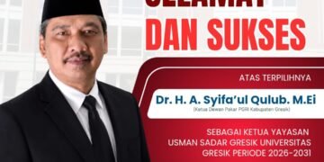 Selamat !! Ketua Dewan Pakar PGRI Kabupaten Gresik Gus Afuk Terpilih sebagai Ketua Yayasan Usman Sadar Gresik