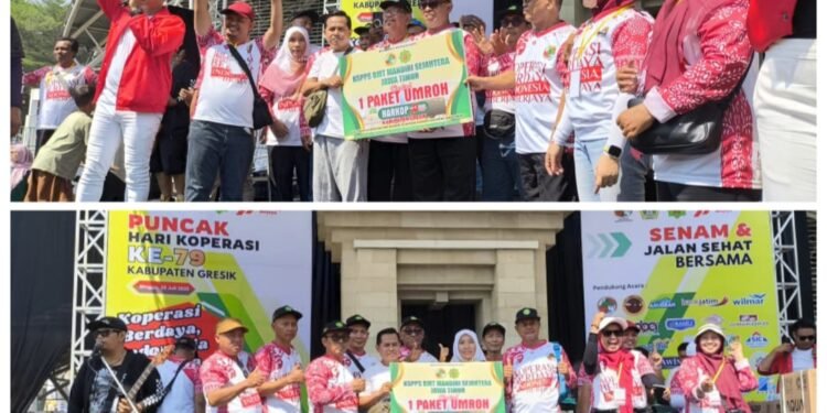 Dari Ribuan Peserta, Hanya Salim yang Paling Beruntung Dapat Hadiah Umrah Puncak Perayaan Harkopnas di Gresik