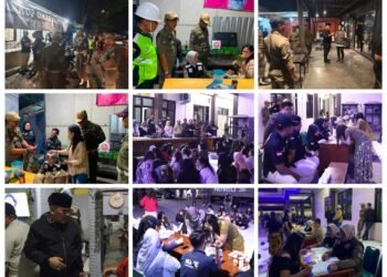 Libatkan Ratusan Aparat Gabungan, Satpol PP Gresik Berhasil Bongkar Lembah Kemaksiatan di Kota Santri