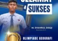 Bersinar !! M. Syahrul Disqi MAN 1 Gresik Sukses Raih Medali Emas Olimpiade Geografi Tingkat Nasional