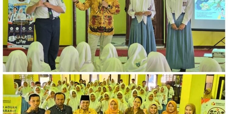 Bawaslu Goes to School Terus Berlanjut, Robbah Khunaifih Tanamkan Kesadaran Demokrasi kepada Ratusan Siswa SMAN 1 Driyorejo