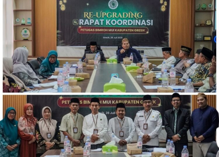 MUI Gresik Gelar Re-Upgrading Petugas Bimbingan Rohani yang Bertugas di Rutan, PA Gresik, RSUD Ibnu Sina, RS Semen, serta RS Petrokimia Gresik