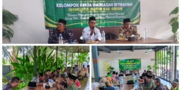 Semangat Tahun Ajaran Baru, KKMI Dukun Bersama Pengawas Madrasah Gelar Rakor di RM Perahu Pecah Panceng 