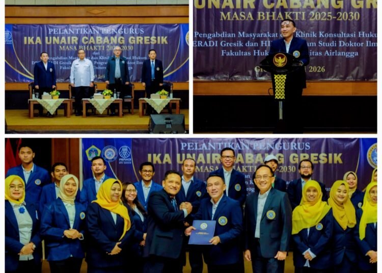 Tancap Gas ! Pengurus IKA Unair Cabang Gresik Masa Bakti 2025–2030 Resmi Dilantik