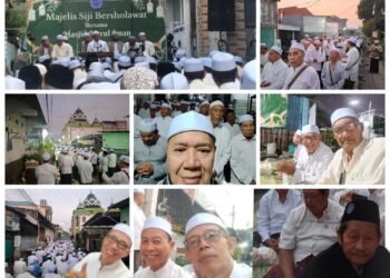 Majelis Siji Bersholawat dan Ngaji Bareng Abuya KH. Muhammad Zainul Amin Ismail di Masjid Nurul Iman Putat Barat Kebomas