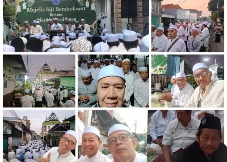 Majelis Siji Bersholawat dan Ngaji Bareng Abuya KH. Muhammad Zainul Amin Ismail di Masjid Nurul Iman Putat Barat Kebomas