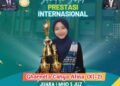 Sisihkan 350 Peserta, Gharneta Cahya Afina Siswi MAN 1 Gresik Raih Juara 1 MHQ Tingkat Internasional