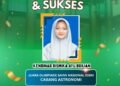 KENBINAR BISMIKA AYU BRILIAN SISWA MAN 1 GRESIK LOLOS OSN ASTRONOMI TINGKAT PROVINSI