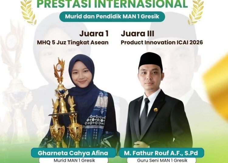 MAN 1 Gresik Madrasah Mendunia, Prestasi Menginspirasi hingga Kancah Internasional