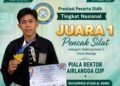 Pendekar MAN 1 Gresik Sukses Sabet Juara 1 Pencak Silat Piala Rektor Airlangga Cup 2026