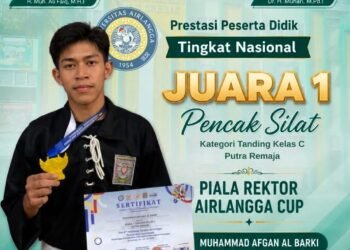 Pendekar MAN 1 Gresik Sukses Sabet Juara 1 Pencak Silat Piala Rektor Airlangga Cup 2026