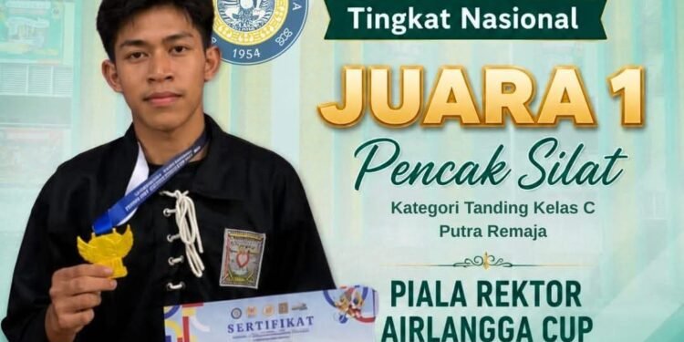 Pendekar MAN 1 Gresik Sukses Sabet Juara 1 Pencak Silat Piala Rektor Airlangga Cup 2026