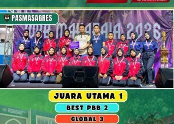 PASMASAGRES MTsN Gresik Borong Tiga Gelar pada LKBB Maharaja 2026 Tingkat Jawa Timur