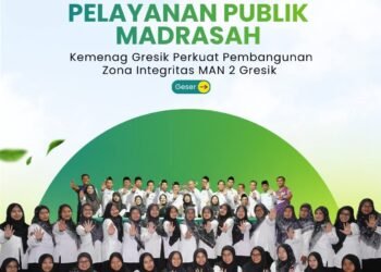 Tingkatkan Pelayanan Publik Madrasah, Kemenag Gresik Perkuat Pembangunan Zona Integritas MAN 2 Gresik