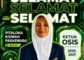 Selamat !! Pitaloka Kiswah Paraswara Terpilih sebagai Ketua OSIS MAN 1 Gresik Periode 2026–2027