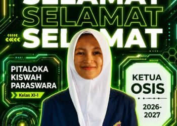 Selamat !! Pitaloka Kiswah Paraswara Terpilih sebagai Ketua OSIS MAN 1 Gresik Periode 2026–2027