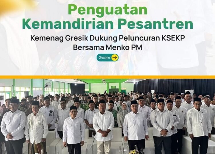 Kemenag Gresik Dukung Menko PM Cak Imin Luncurkan Program KSEKP di Ponpes Ihyaul Ulum Dukun