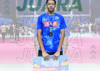 Menembus Sengitnya Persaingan Nasional, Kevin Maulana Bawa Pulang Medali Perak Tunggal Putra