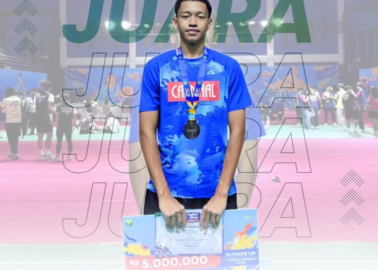 Menembus Sengitnya Persaingan Nasional, Kevin Maulana Bawa Pulang Medali Perak Tunggal Putra
