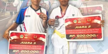 Jooss !! Dua Siswa MAN 2 Gresik Ukir Prestasi Gemilang Kejuaraan Taekwondo Bupati Gresik Cup 2026