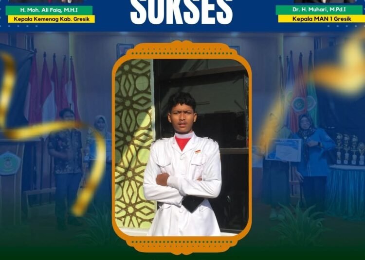 Capaian Luar Biasa !! Siswa MAN 1 Gresik Raih Medali Emas Olimpiade Wawasan Kebangsaan Tingkat Nasional