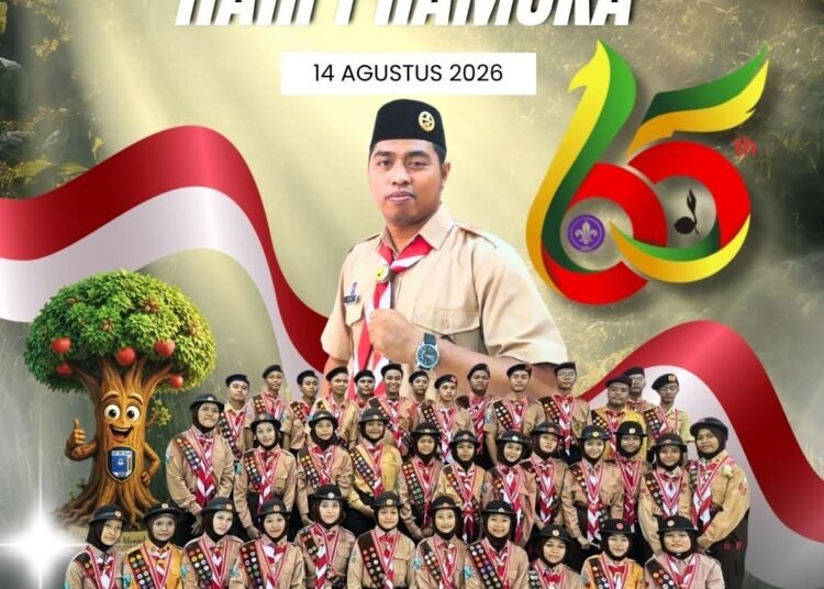 Keluarga Besar UPT SMP Negeri 1 Gresik Mengucapkan Selamat Hari Pramuka ke-65