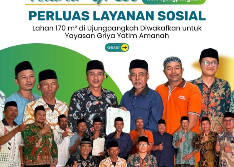KUA Ujungpangkah Kemenag Gresik Kawal Wakaf Tanah untuk Yayasan Griya Yatim Amanah