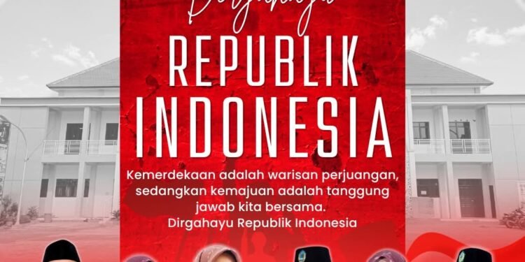 Keluarga Besar MAN 2 Gresik Ucapkan Selamat Hari Ulang Tahun ke-81 Republik Indonesia