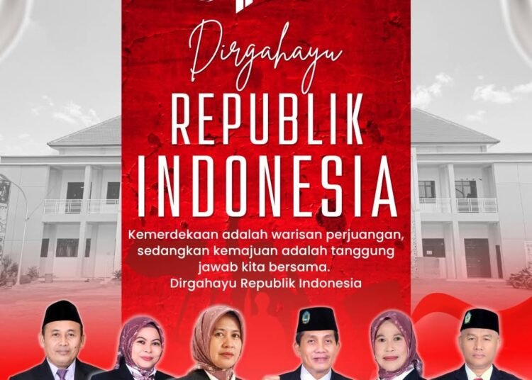 Keluarga Besar MAN 2 Gresik Ucapkan Selamat Hari Ulang Tahun ke-81 Republik Indonesia