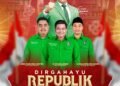 Keluarga Besar DPC PKB Kabupaten Gresik Ucapkan Dirgahayu HUT RI ke-81