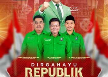 Keluarga Besar DPC PKB Kabupaten Gresik Ucapkan Dirgahayu HUT RI ke-81