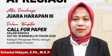 Rofa’atul Hidayah Bawaslu Gresik Ukir Prestasi Gemilang di Ajang Kompetisi Call for Paper HUT Ke-18 Bawaslu RI