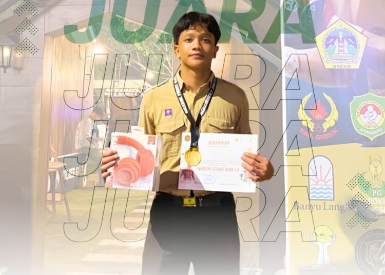 Semangat Kemerdekaan, Siswa MAN 2 Gresik Raih Perak Boxing Gresik Fight Day Vol VI 