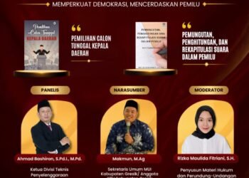 KPU Gresik Gelar Bedah Buku Usung Topik Krusial Penyelenggaraan Pemilu dan Pilkada