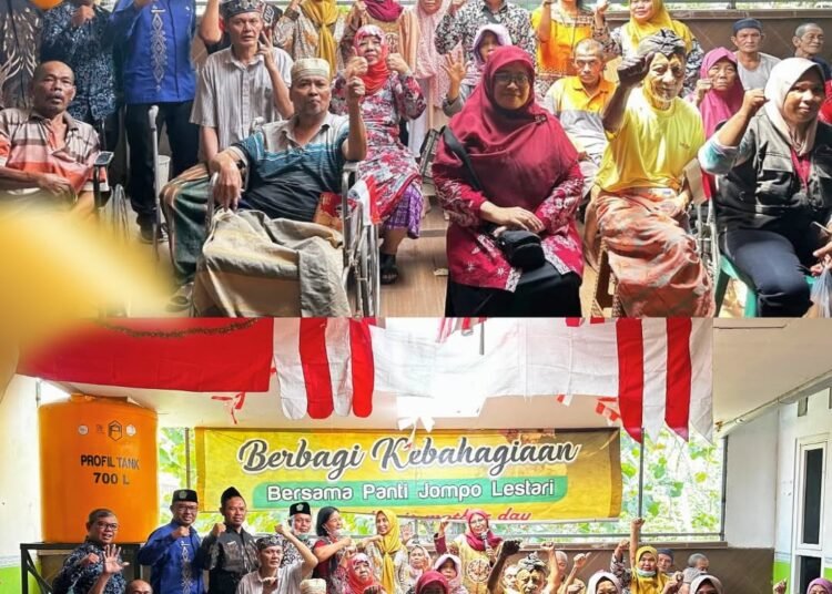 IPARI Kemenag Gresik Berbagi Kebahagiaan Bersama Warga Panti Jompo Lestari Menganti di Momen HUT RI