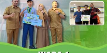 Siswa UPT SMPN 1 Gresik Sukses Raih Juara 1 Atletik Piala Bupati Blitar dan Juara 1 Lompat Jauh Piala Wali Kota Surabaya