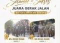 Semangat Kemerdekaan, Santri Refah Islami Juara 1 dan 3 Gerak Jalan Tradisional se-Kecamatan Sidayu 