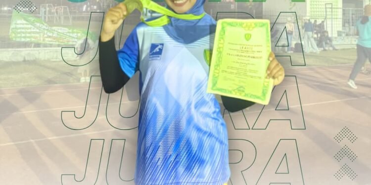 Lari Tercepat di Unesa, Zazkia Putri Siswi MAN 2 Gresik Sabet Medali Emas di Ajang East Java Youth & Kids 2026