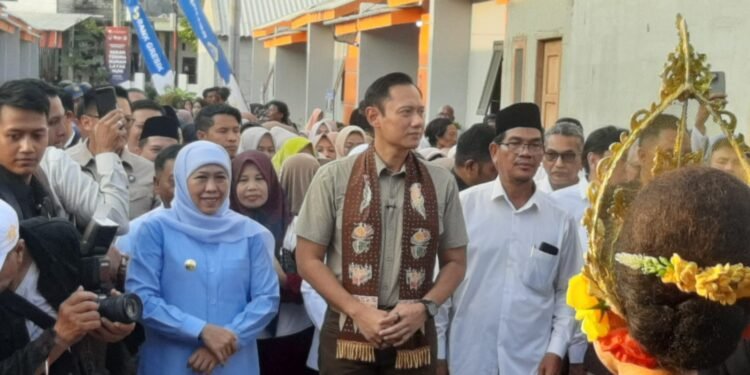 Kades Campurejo Lega, Hunian Layak Warga Pesisir Akhirnya Direalisasikan Menteri AHY, Gubernur Jatim dan Bupati Gresik 