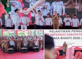 Wabup Alif Ajak BPD Jadi Mitra Strategis Bangun Desa saat Pelantikan DPC Abpednas Gresik