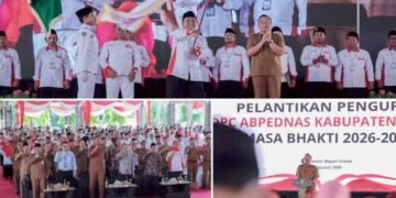 Wabup Alif Ajak BPD Jadi Mitra Strategis Bangun Desa saat Pelantikan DPC Abpednas Gresik