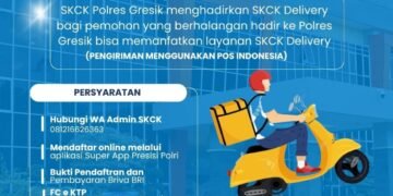 Inovasi Baru !! Polres Gresik Hadirkan Layanan SKCK Delivery untuk Mempermudah Masyarakat