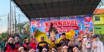 Wow, Karnaval Desa Kedanyang Kebomas Semarakkan HUT RI ke-81 Berlangsung Meriah Penuh Warna