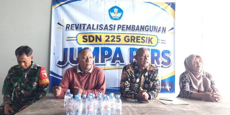 Gedung SDN 225 Gresik Direvitalisasi, 387 Siswa Belajar di Gedung Serbaguna Desa Kepatihan