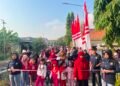 Semangat Kemerdekaan, Ratusan Warga Panjunan Tumpah Ruah Ikuti Jalan Sehat HUT RI