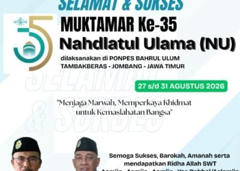 Keluarga Besar KSPPS BMT Mandiri Sejahtera Jawa Timur Ucapkan Selamat dan Sukses Muktamar Ke-35 Nahdlatul Ulama