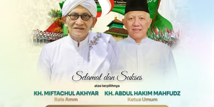 PCNU Gresik Ucapkan Selamat Atas Terpilihnya KH. Miftachul Akhyar sebagai Rais Aam dan Gus Kikin sebagai Ketua Umum PBNU Masa Khidmah 2026–2031